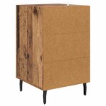 vidaXL Cabinet de chevet Bois ancien 40 x 40 x 66 cm Bois d'ingénierie