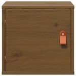 vidaXL Armoire murale Marron miel 31 5x30x30 cm Bois de pin massif