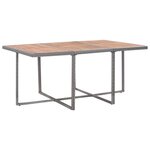 vidaXL Salon de jardin 11 Pièces Résine tressée bois d'acacia Anthracite