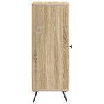 vidaXL Buffet Chêne Sonoma 33 x 34 5 x 90 cm Bois d'ingénierie