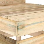Vidaxl salon de jardin 12 pièces bois de pin imprégné de vert