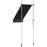 vidaXL Auvent manuel rétractable 100 cm anthracite