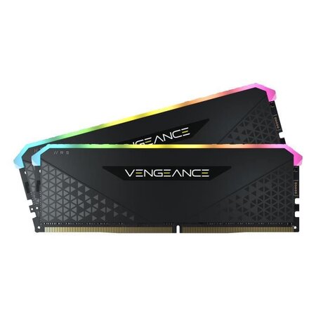 CORSAIR Mémoire Vengeance RGB RS 3200MHz 16GB (2x8GB) Dimm DDR4 for AMD Ryzen & Intel (CMG16GX4M2E3200C16)