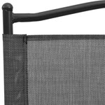 vidaXL Chaises de jardin pliables lot de 4 en acier et textilène