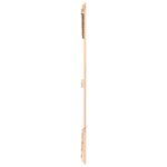 vidaXL Tête de lit murale 159 5x3x110 cm Bois massif de pin