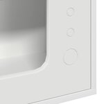 vidaXL Maison pour chat Blanc 51 x 30 x 42 cm Bois d'ingénierie