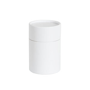 Lot de 50 boîtes cylindriques blanc 8.2 x 11.4 cm