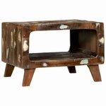 vidaXL Table basse 50 x 50 x 35 cm bois de récupération massif