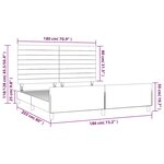 vidaXL Cadre de lit sans matelas vert foncé velours