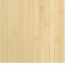 vidaXL Tapis rectangulaire naturel clair 70x400 cm bambou