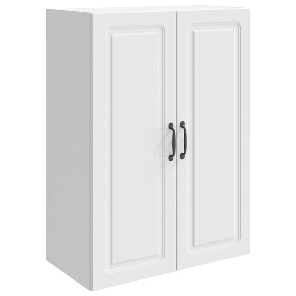 vidaXL Armoire Murale 66 x 34 5 x 90 cm Bois d'ingénierie Blanc