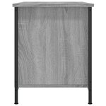 vidaXL Meuble TV Sonoma gris 80x40x50 cm Bois d'ingénierie