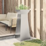 vidaXL Support de plante Acier inoxydable 40 x 40 x 101 cm Durable