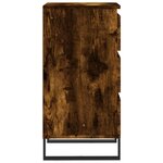 vidaXL Buffet chêne fumé 40x35x70 cm bois d'ingénierie
