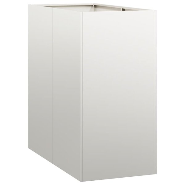 vidaXL Jardinière 40x80x80 cm acier inoxydable