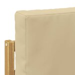 vidaXL Ensemble de canapés d'extérieur 7 pc Blanc et Beige