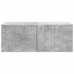 vidaXL Meuble TV mural Gris béton 78 5 x 41 x 30 cm Bois d'ingénierie