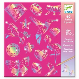 Djeco DJ09736 - Stickers a gratter Diamond