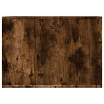 vidaXL Meuble de bac à litière pour chat chêne fumé bois d'ingénierie