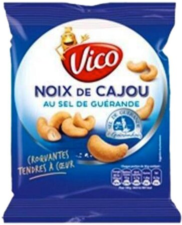 Vico Noix De Cajou Sel Guérande 100g (lot de 6)