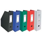 Porte revue Dos 100mm PVC Vert x 10 EXACOMPTA