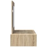 vidaXL Table de Toilette Marron 83 x 40 x 70 cm Bois d'ingénierie