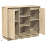 vidaXL Buffet Chêne Sonoma 90 x 32 x 75 cm Bois d'ingénierie