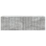 vidaXL Meuble TV mural 98 x 31 x 30 cm Gris béton Bois d'ingénierie