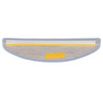 vidaXL Tapis d'escalier autocollants 30 Pièces 56x17x3 cm bleu