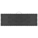 vidaXL Coussins de plancher de palette 7 Pièces Anthracite Coton