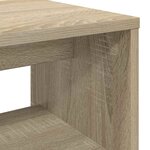 vidaXL Meuble TV Chêne Sonoma 60 x 30 x 40 cm Bois d'ingénierie
