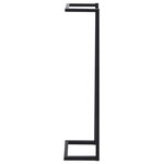 vidaXL Porte-serviette Noir 25x20x95 cm Fer