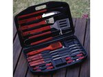 Accessoire barbecue "Barbuc 3" - 18 pièces - Rouge/Noir