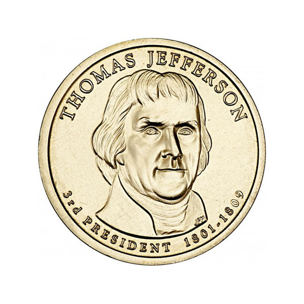 Thomas jefferson- 1 dollar