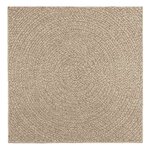 vidaXL Tapis ZIZUR beige 120x120 cm aspect de jute intérieur extérieur