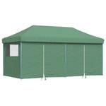 vidaXL Tente de fête 292 x 580 x 315 cm Vert Tissu Oxford