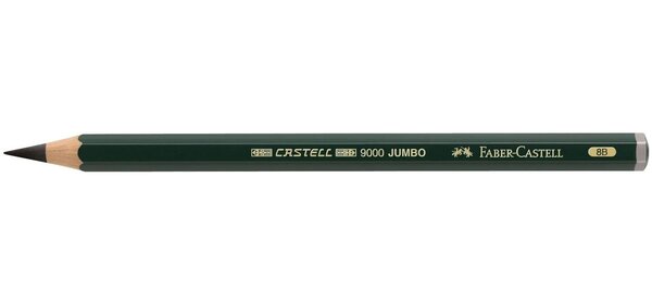 Crayon CASTELL 9000 Jumbo Large Mine 5 3 mm 8B FABER-CASTELL