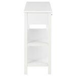 vidaXL Buffet Blanc 110x35x80 cm MDF