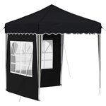 vidaXL Tente de fête pop-up 195 x 195 x 245 cm Anthracite Tissu Oxford