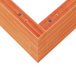 vidaXL Jardinière cire marron 60x60x23 cm bois de pin massif