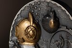 Pièce de monnaie en Argent 100 Dollars g 1000 (1 Kg) Millésime 2024 Steampunk NAUTILUS (PRÉCOMMANDE)