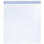 vidaXL Films pour fenêtre 5 Pièces statique dépoli gris PVC