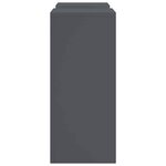 vidaXL Supports pour plantes 2 Pièces Anthracite 24 x 24 x 55 cm Acier