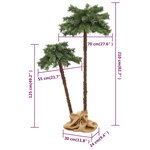 vidaXL Sapin de Noël avec LED 125 cm et 210 cm