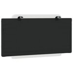 vidaXL Coussin de tête de lit Zadar noir et blanc 100 cm similicuir