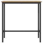 vidaXL table Chêne artisanal 100 x 40 x 100 5 cm