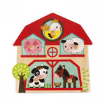 JANOD Puzzle Musical Les Copains de la Ferme