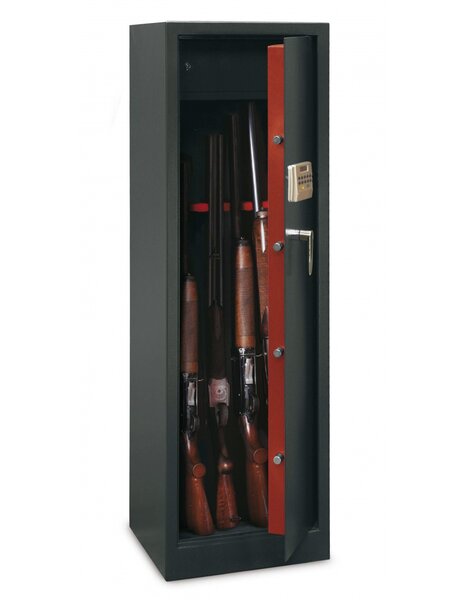 THIRARD - Armoire à fusils Monteria fermeture électronique à code 4 pênes capacité de 10 fusils - THIRARD