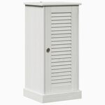 vidaXL Cabinet de salle de bain Blanc antique 37 x 34 x 80 cm