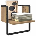 vidaXL Étagère Murale Chêne artisan 30 x 25 x 30 cm Bois d'ingénierie